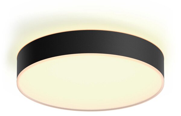 Stropní Lampa Philips Hue, Philips Hue, stmívatelné, Černá, Obývací pokoj, Kov, Moderní