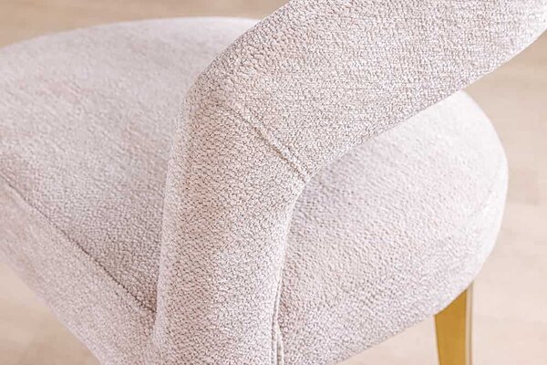 Designová jídelní židle Fionnula béžová