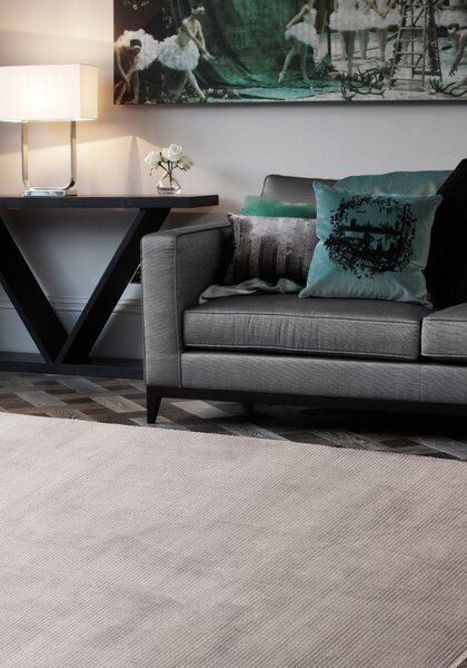 Tribeca Design Kusový koberec Zoom Stripe Silver Rozměry: 120x170 cm