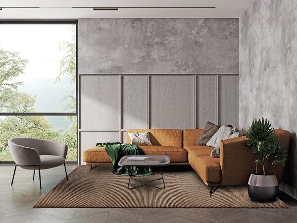 Tribeca Design Kusový koberec Zoom Stripe Terracotta Rozměry: 120x170 cm