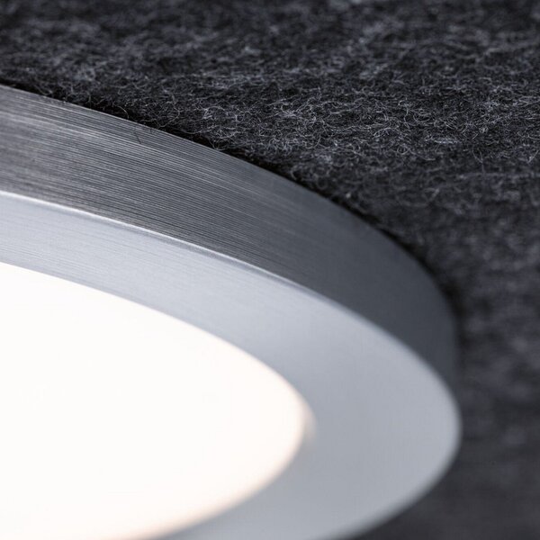 Stropní Lampa Paulmann, Tulga, stmívatelné, Černá, Obývací pokoj, Tkanina / Textil, Moderní