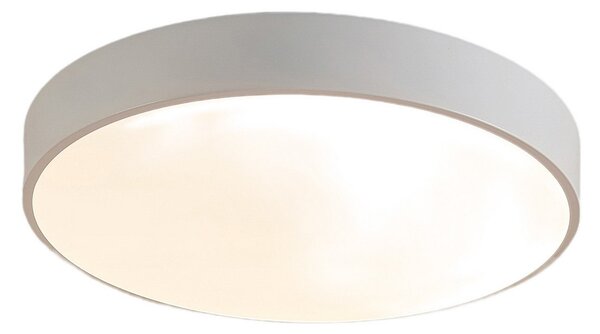 Stropní Lampa Lindby, Simera, stmívatelné, Bílá, Obývací pokoj, Plast, Moderní
