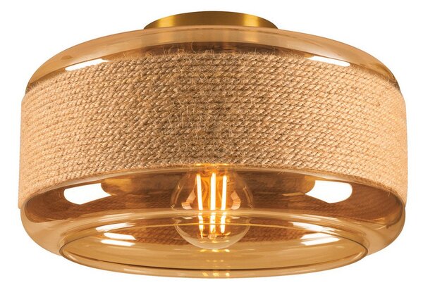 Stropní Lampa SLV, Pantilo Rope 27, stmívatelné, Hnědá / Rezavá, Obývací pokoj, Sklo, Moderní