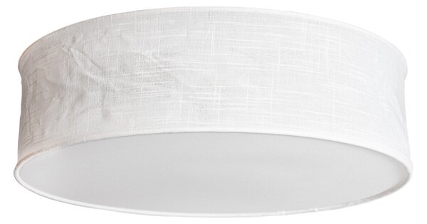 Stropní Lampa By Rydéns, Vita, stmívatelné, Bílá, Obývací pokoj, Tkanina / Textil
