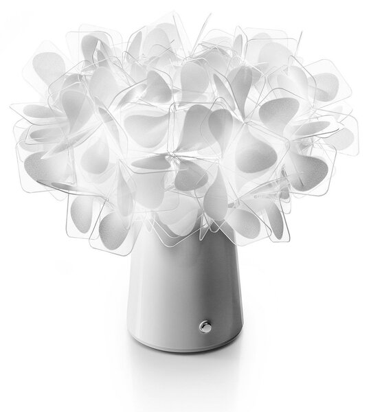 Stolní lampa Slamp, Clizia, stmívatelné, Bílá, Obývací pokoj, Plast, Design