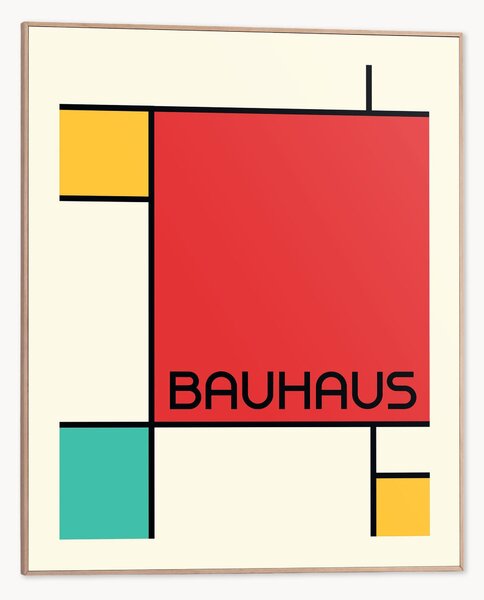 Zarámovaný digitální tisk Bauhaus
