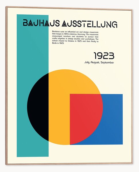 Zarámovaný digitální tisk Bauhaus