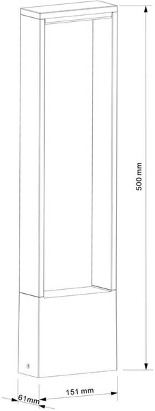 IMPR 733040 Deko-Light stojací svítidlo Cata IV 100-240V 4W 3000 K 170 lm 151 mm antracit - DEKOLIGHT