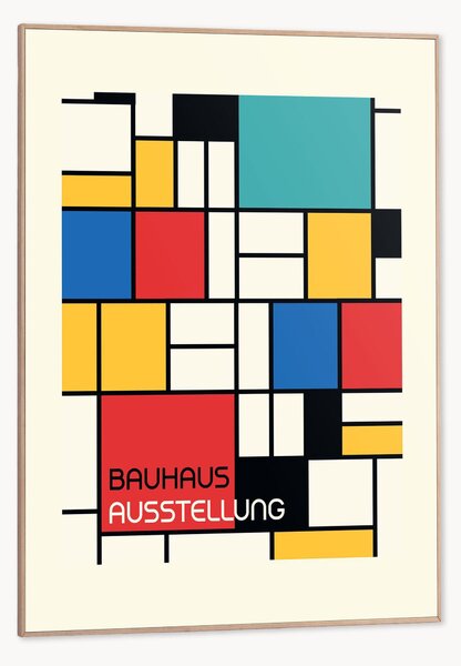 Zarámovaný digitální tisk Bauhaus