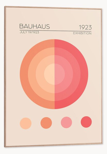 Zarámovaný digitální tisk Bauhaus