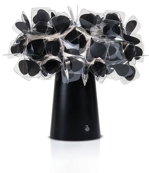 Stolní lampa Slamp, Clizia Mama Non Mama, stmívatelné, Černá, Obývací pokoj, Plast, Design