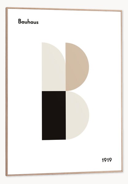 Zarámovaný digitální tisk Bauhaus Roundings
