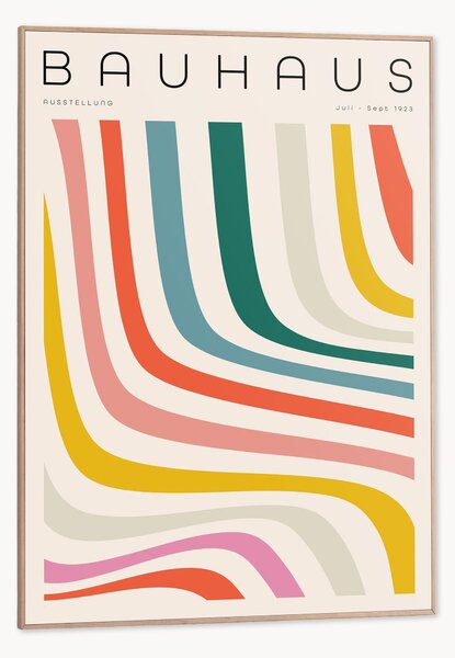 Zarámovaný digitální tisk Bauhaus Art