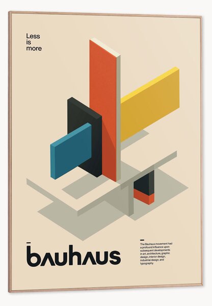Zarámovaný digitální tisk Bauhaus