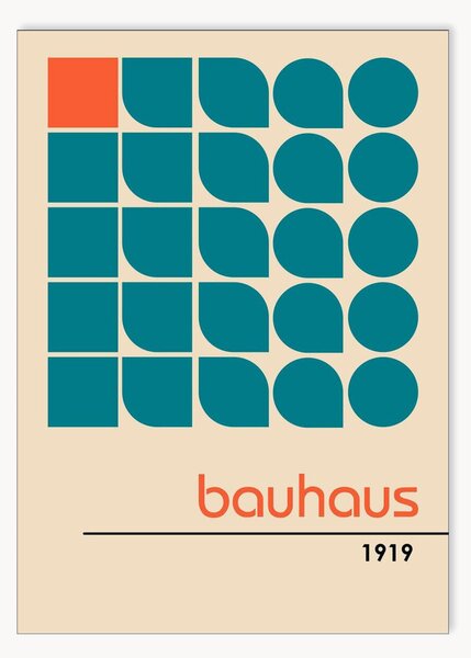Plakát Bauhaus 1919
