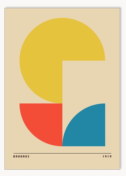 Plakát The Colors of Bauhaus