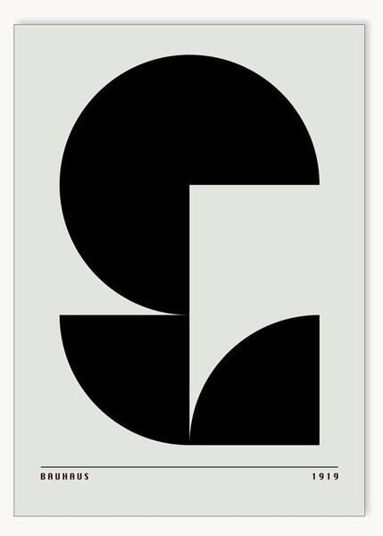 Plakát Bauhaus 1919