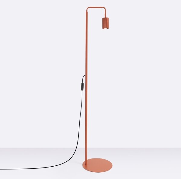 Sollux SL.2023 - Stojací lampa KARBON 1xGU10/10W/230V oranžová