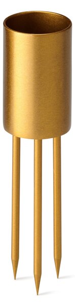 Zapichovací svícen na svíčku Gold Medium – set 4 ks