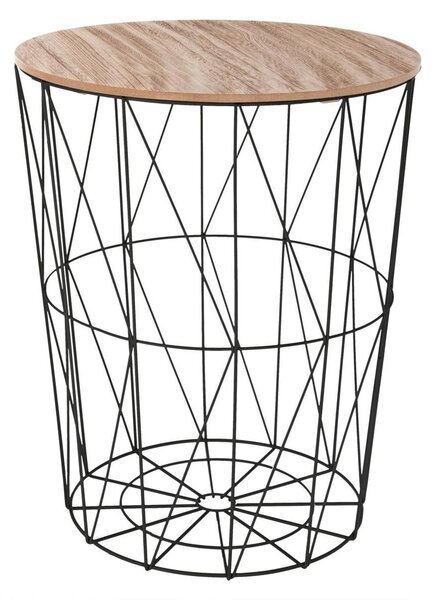DekorStyle Konferenční stolek Kumi 47 cm černý