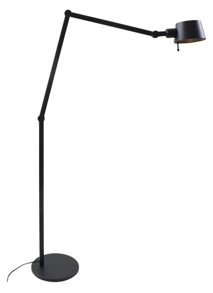 Stojací Lampa Lucande, Silka, Černá, Pracovna, Kov, Moderní