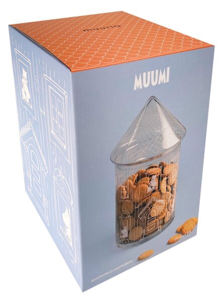 Muurla Skleněná dóza Moominhouse 30,5cm