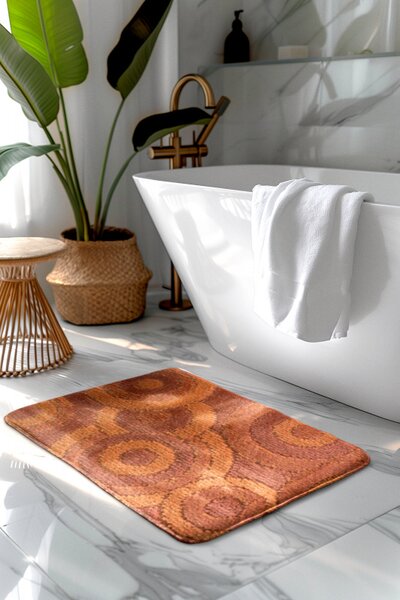Koupelnová předložka oranžová CLC Comfort,2 set