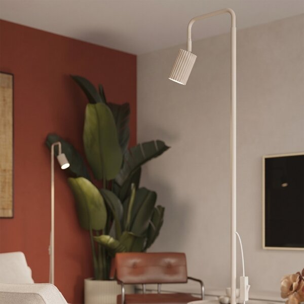Sollux SL.2017 - Stojací lampa KARBON 1xGU10/10W/230V krémová