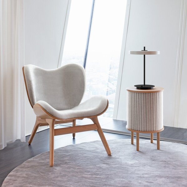 Stolní lampa UMAGE, Asteria Table, stmívatelné, Černá, Obývací pokoj, Hliník, Design