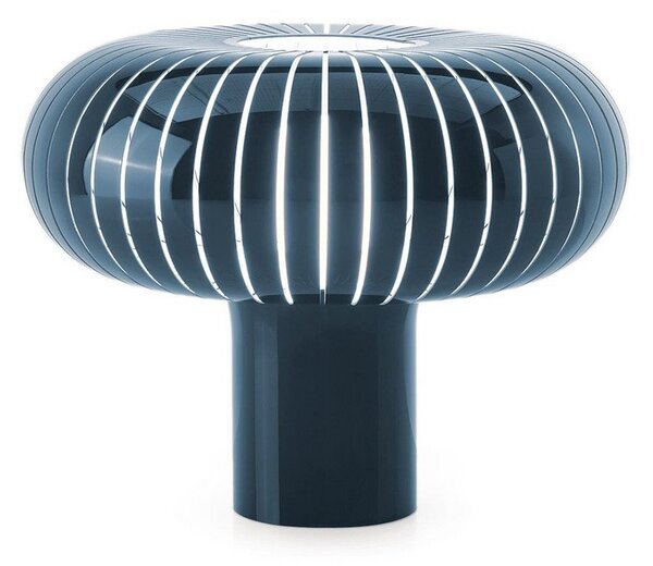 Stolní lampa Kartell, Teresa, stmívatelné, Modrá, Obývací pokoj, Plast, Design