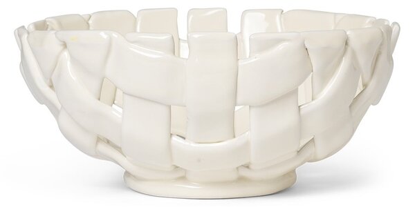 Keramická mísa Plait Off-white 24 cm