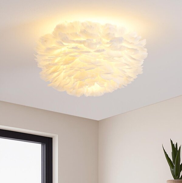 Brilagi - Stropní svítidlo FEATHER 3xE27/40W/230V pr. 50 cm bílá
