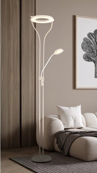 Globo 59038SAD - LED Stmívatelná Stojací lampa EBRO LED/20W/230V + LED/4W 3000K