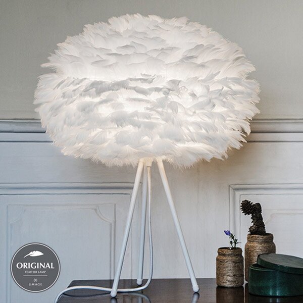 Stolní lampa UMAGE, EOS, Bílá, Obývací pokoj, Kov, Design