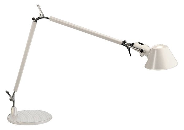 Stolní lampa Artemide, Tolomeo, Bílá, Pracovna, Kov, Design