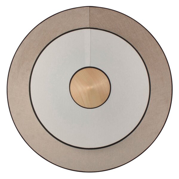 Nástěnná Svítidla Forestier, Cymbal S, Béžová, Obývací pokoj, Tkanina / Textil, Design