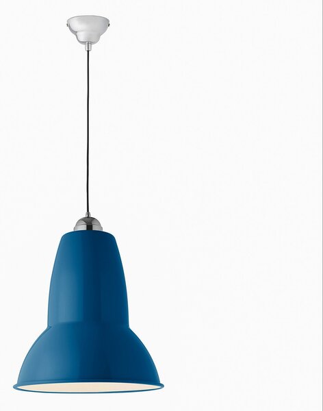 Závěsná svítidlo Anglepoise, Original 1227 Giant, stmívatelné, Modrá, Obývací pokoj, Kov, Design
