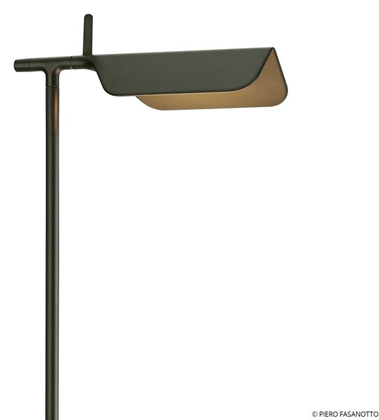 Stojací Lampa FLOS, Tab F, Zelená, Obývací pokoj, Kov, Design