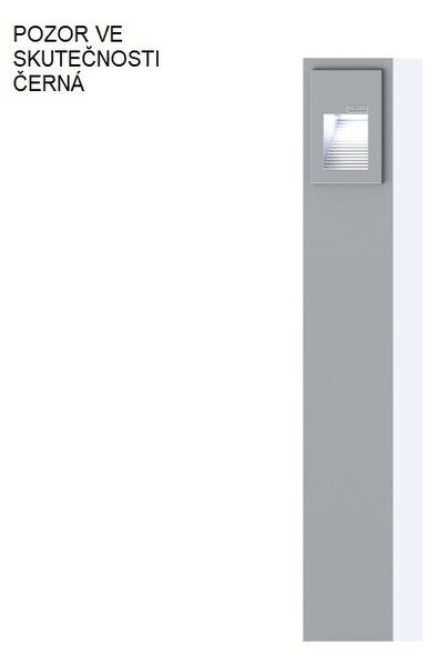 LGM RA-10751-W30-01 Venkovní stojací svítidlo RADO 1 BOLLARDS LED 4W 3000K 124lm IP65 černá RAL9011 - LIGMAN