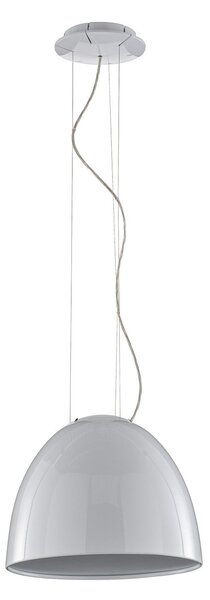 Závěsná svítidlo Artemide, Nur Mini Gloss, stmívatelné, Bílá, Obývací pokoj, Kov, Design