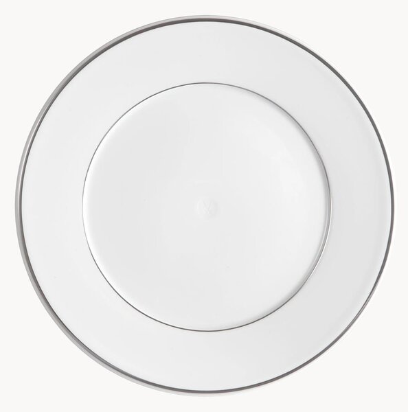 Ručně vyrobené mělké talíře z porcelánu Vitruv, 2 ks