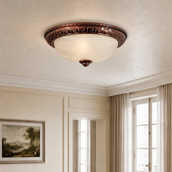 Brilagi - Stropní svítidlo FRESCO 2xE27/40W/230V pr. 30 cm měděná