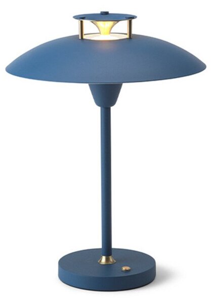 Stolní lampa Halo Design, stmívatelné, Modrá, Obývací pokoj, Kov