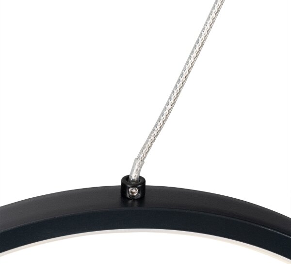 Brilagi - LED Lustr na lanku ECHO LED/60W/230V 4000K 100 cm černá