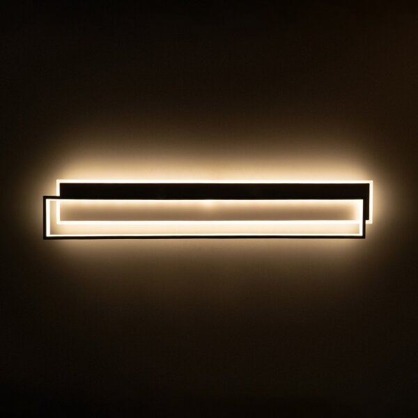 Brilagi - LED Stm stropní svítidlo OUTLINE LED/90W/230V 18x100 cm bílá/černá +DO
