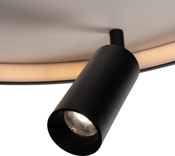 Brilagi - LED Stm stropní svítidlo UNITY LED/48W/230V + 1xGU10/3W bílá/černá +DO