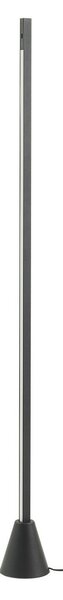 Stojací Lampa Lucande, Linija, stmívatelné, Černá, Jídelna, Hliník, Moderní