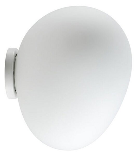 Nástěnná Svítidla Foscarini, Gregg MIDI, stmívatelné, Bílá, Obývací pokoj, Sklo, Design