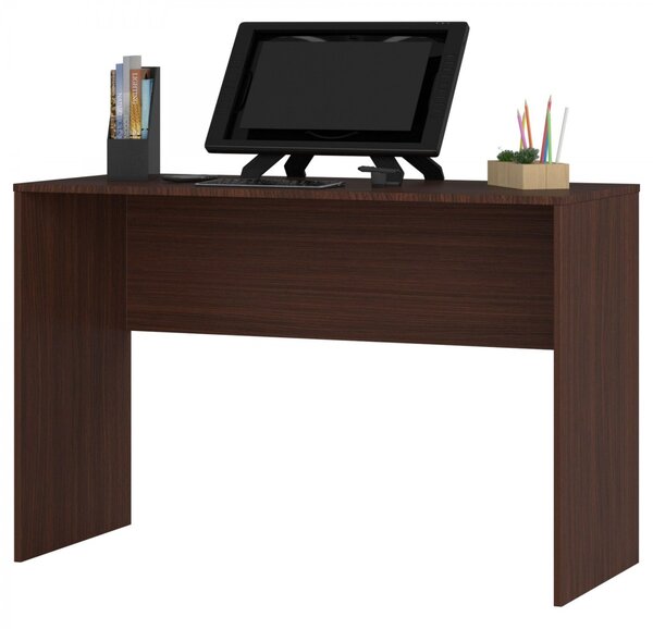 Ak furniture Volně stojící psací stůl B-17 120 cm wenge