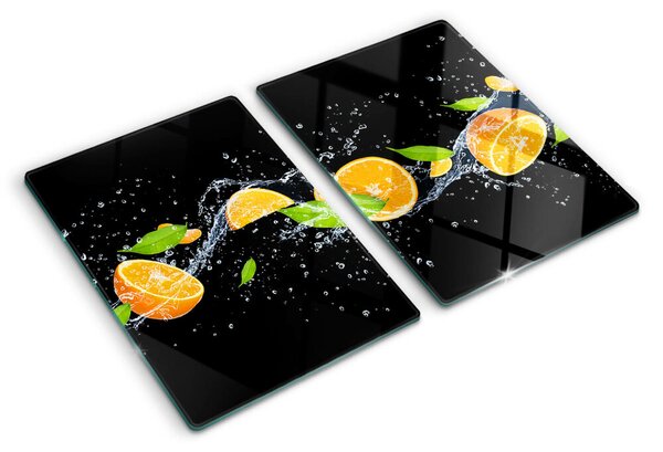 Krájecí prkénko skleněné Citrusové plody ve vodě ddk-nr-wm-00004055